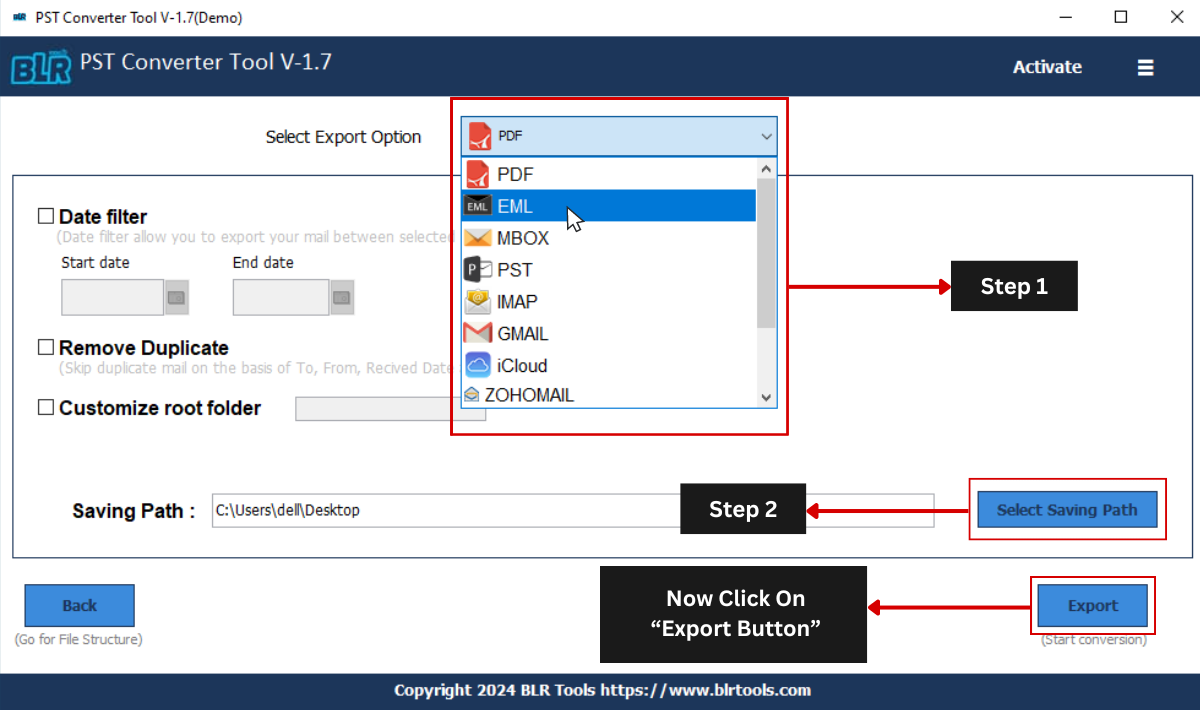 pst-file-converted successfully