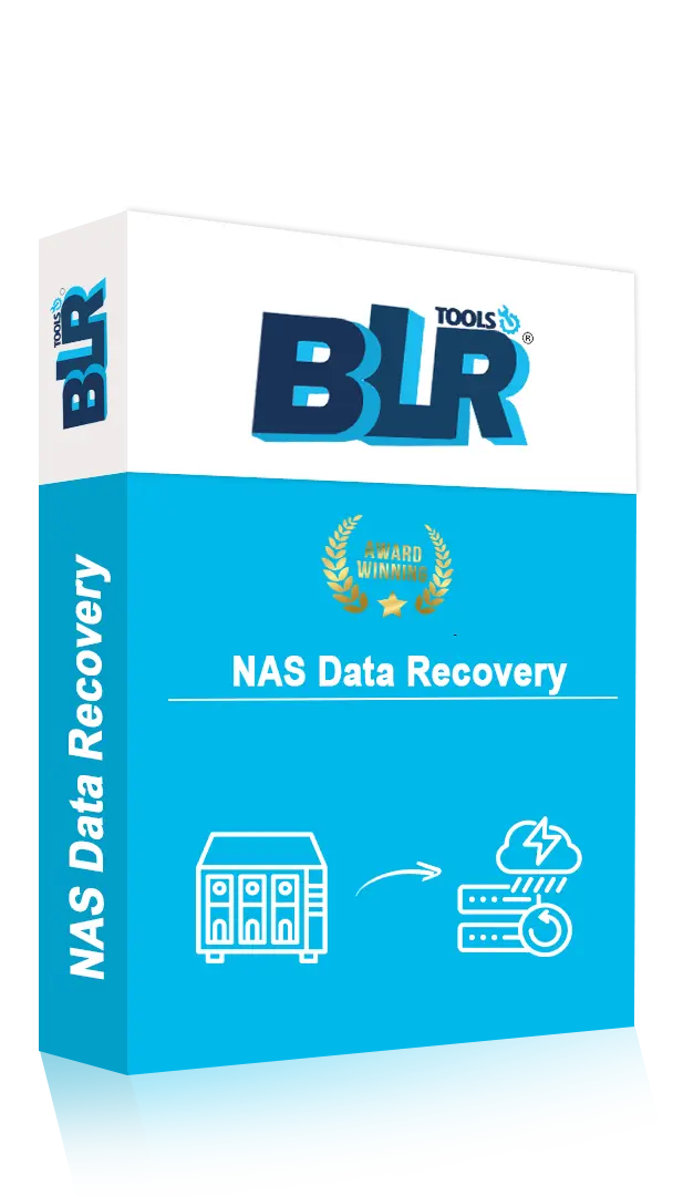 BLR nas data recovery software box