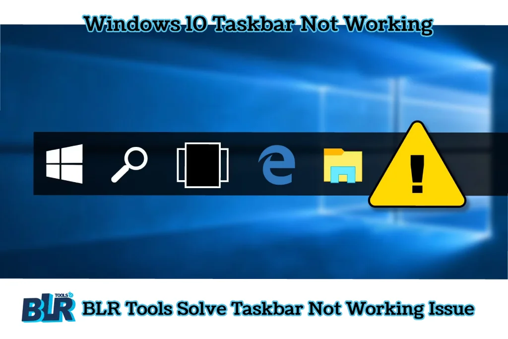 Single Note to Fix Windows 10 Taskbar Not Working