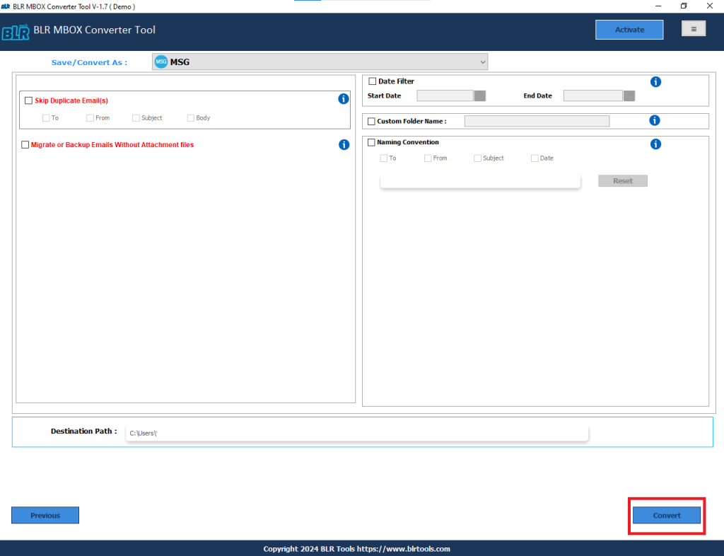 select-location-and-convert-mbox-to-msg