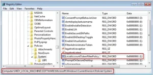 Configure LocalAccountTokenFilterPolicy via Regedit to Fix Error Code 0x80004005